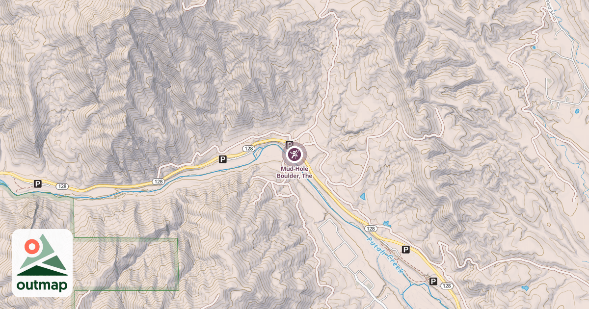 Map of Mud-Hole Boulder, The