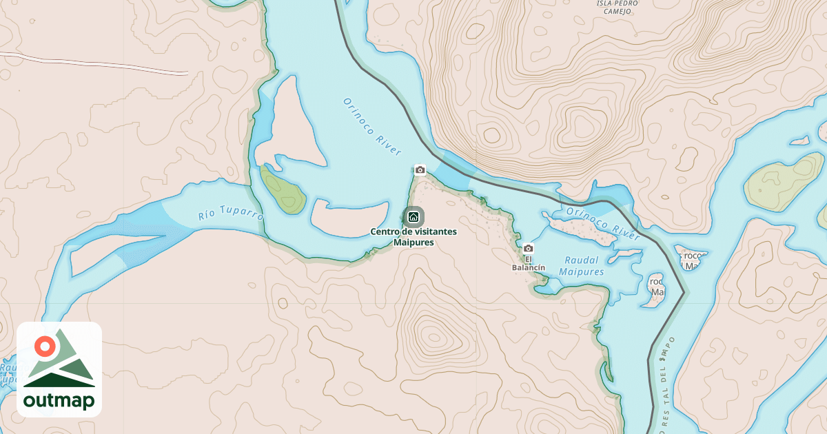 Map of Centro de visitantes Maipures