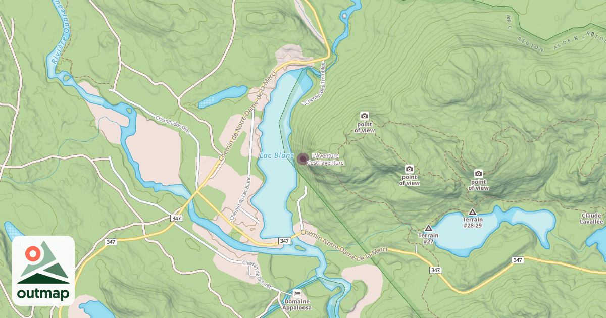Map of L’Aventure c’est l’aventure