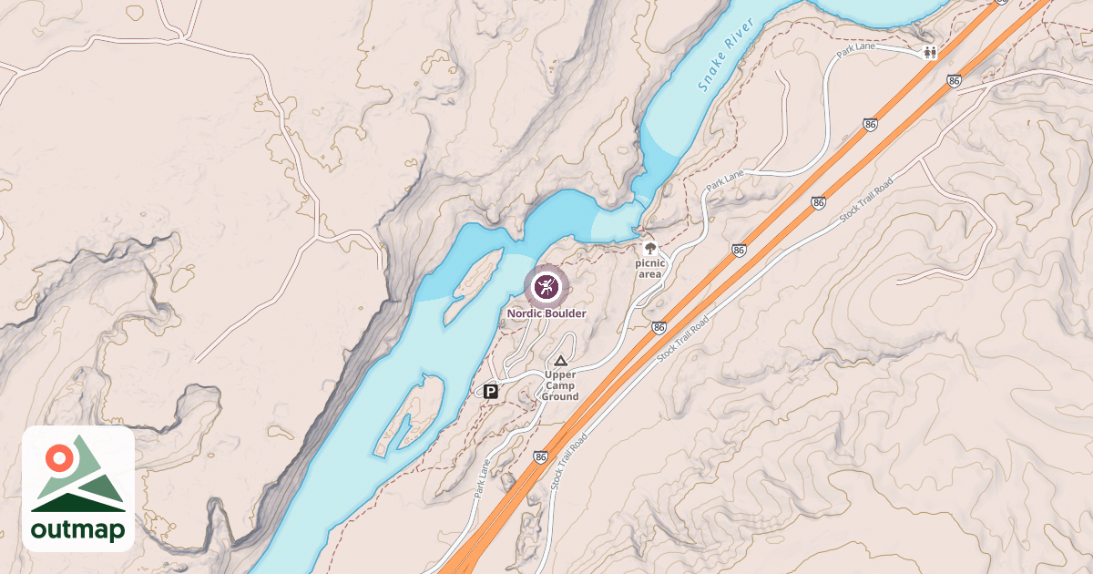 Map of Nordic Boulder