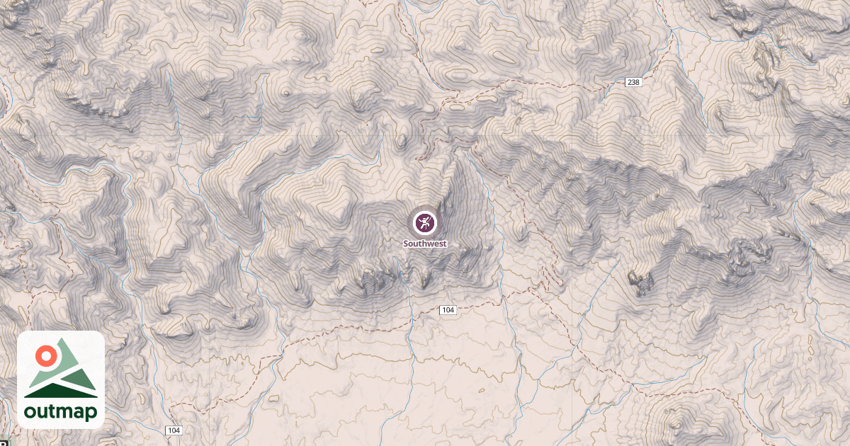 Map of Southwest