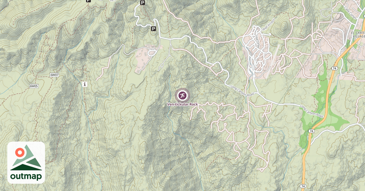 Map of Ven-tickular Rock
