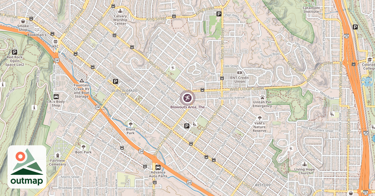 Map of Blowouts Area, The