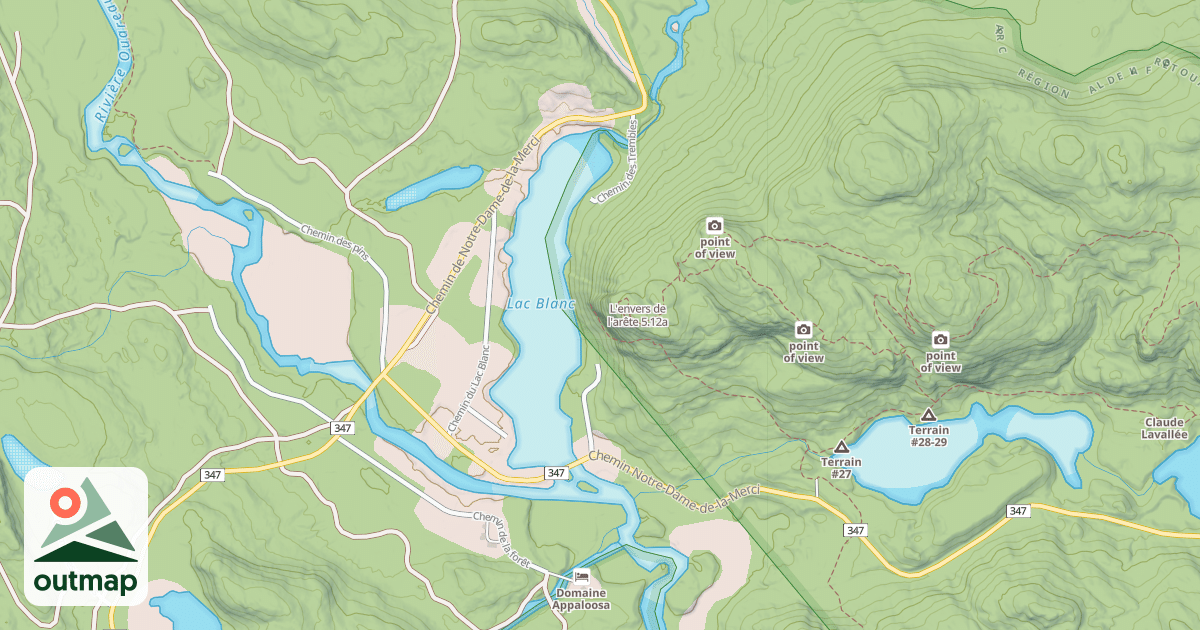 Map of L'envers de l'arête