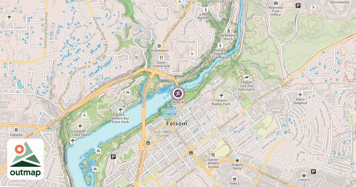 Map of Area A