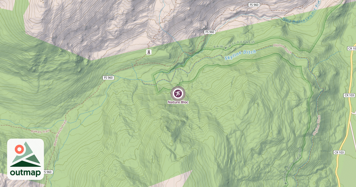Map of Nature Bloc