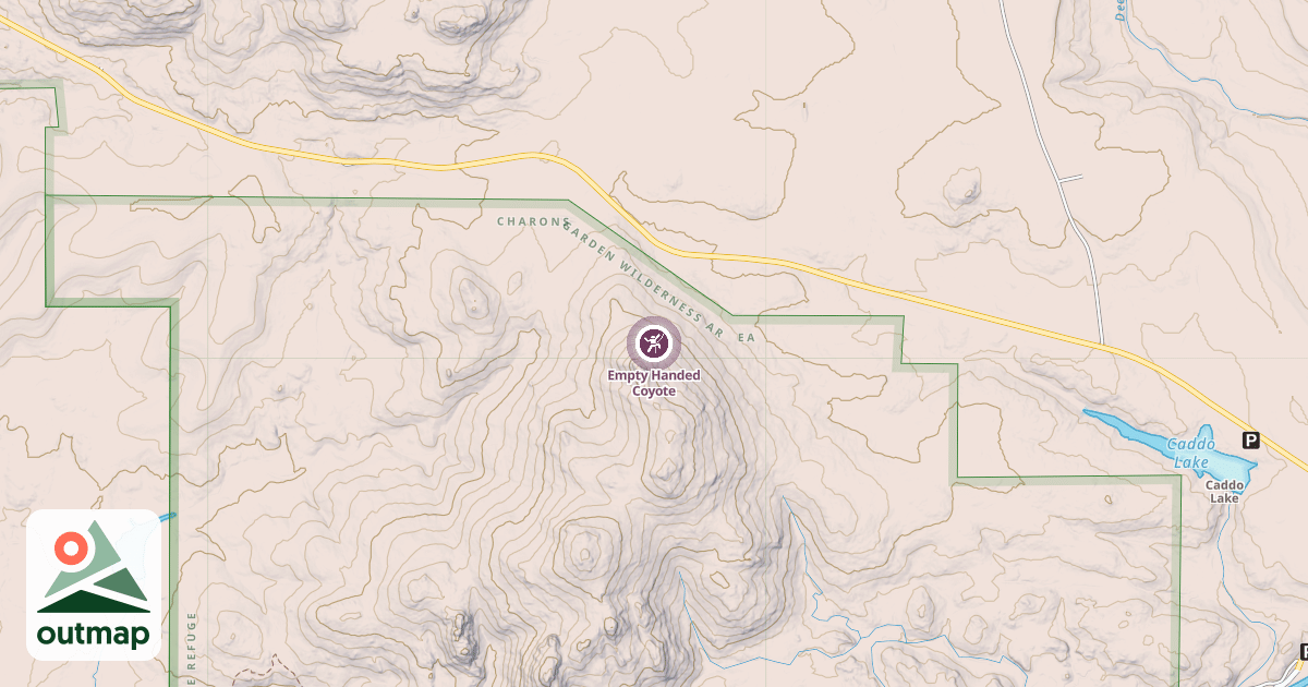 Map of Empty Handed Coyote