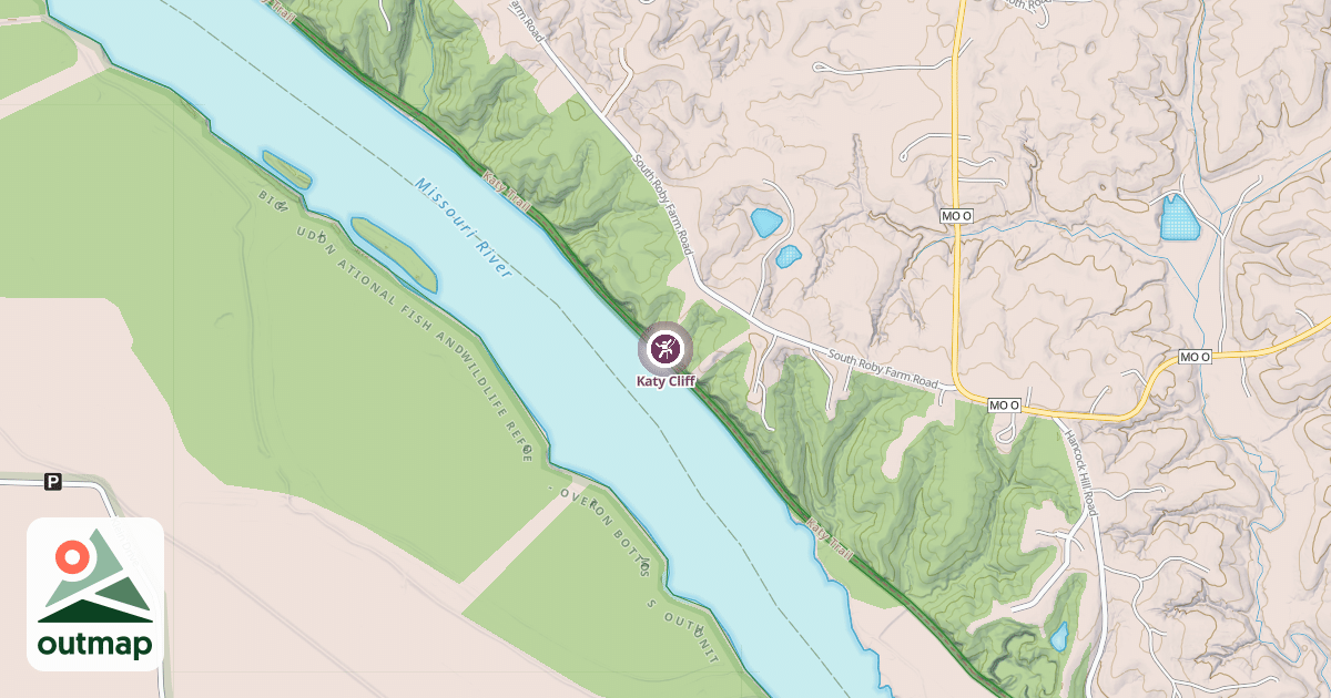 Map of Katy Cliff