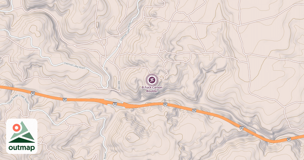 Map of B.Fuck Carson Boulder