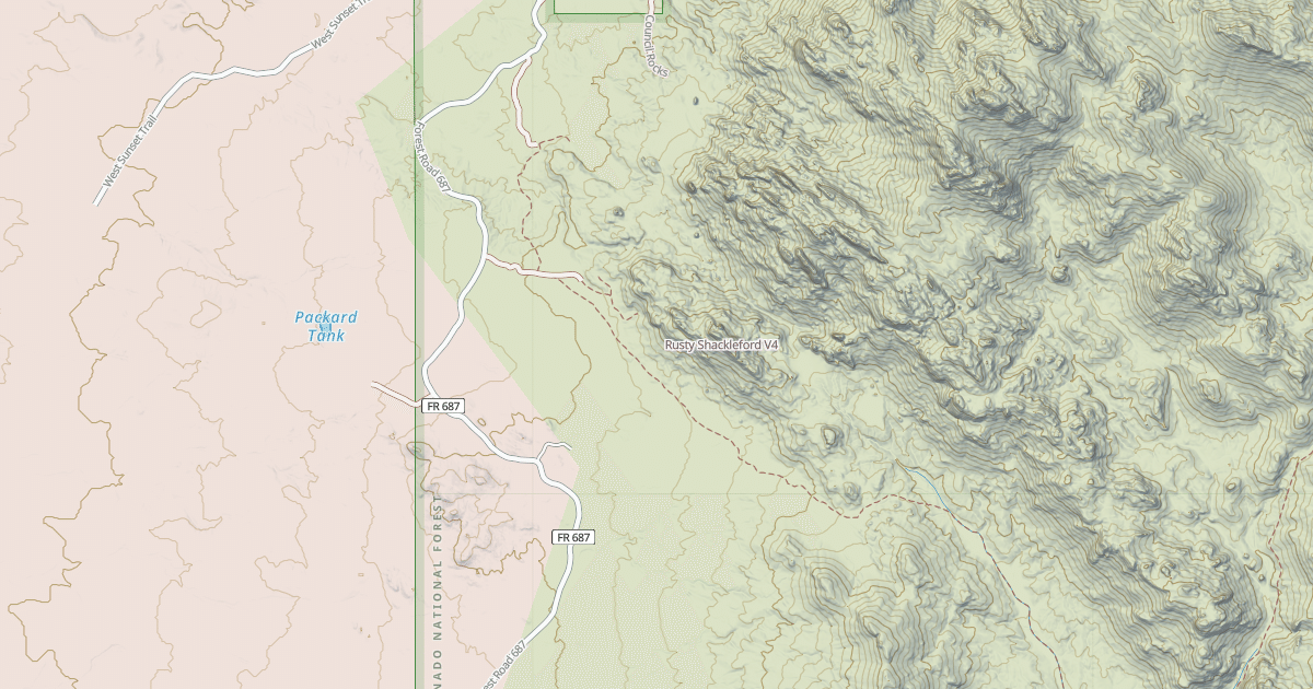 Map preview of Rusty Shackleford