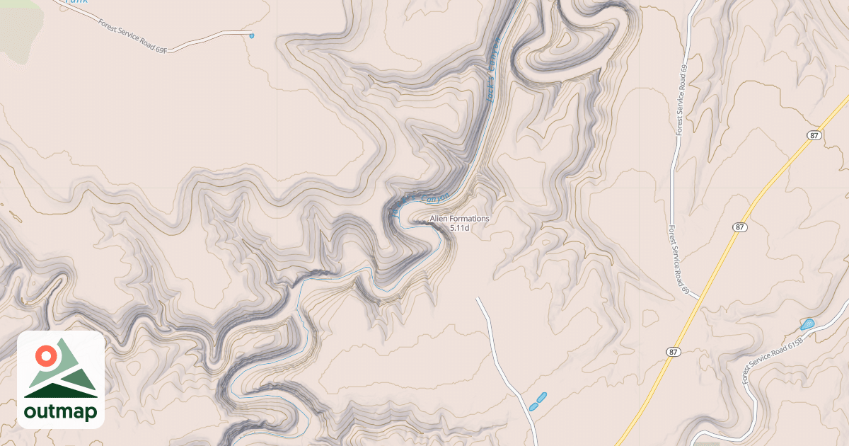 Map of Alien Formations
