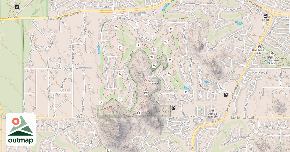 Map of Crossroads
