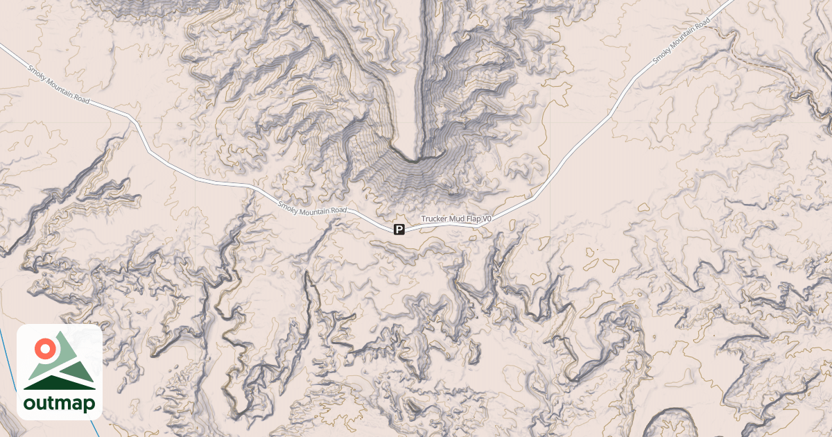 Map of Trucker Mud Flap