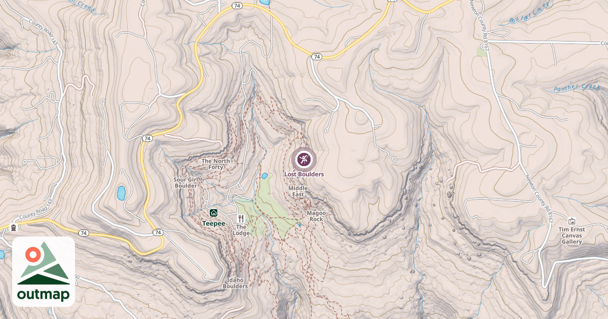 Map of Lost Boulders