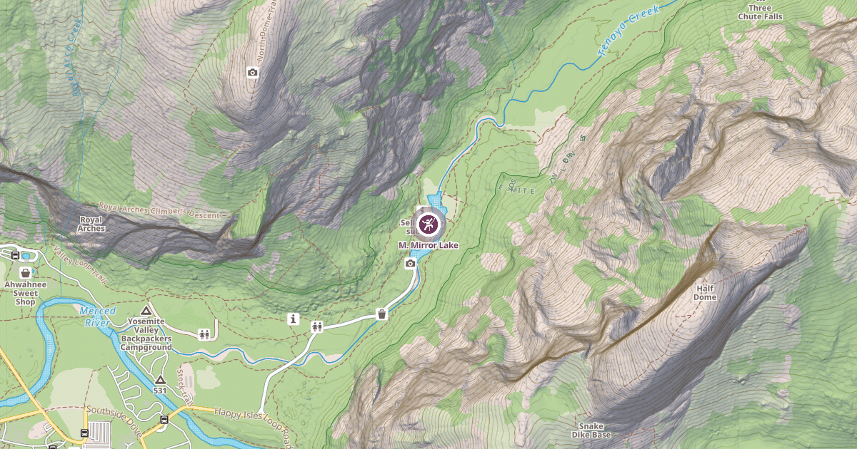 Map preview of M. Mirror Lake