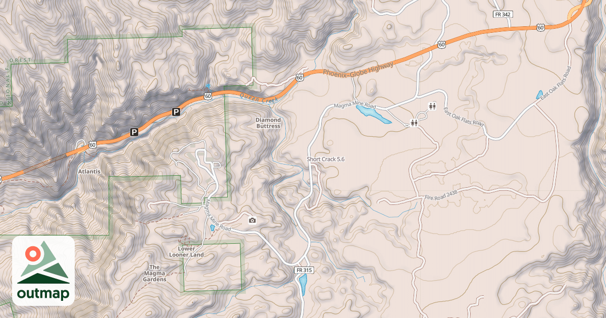 Map of Short Crack