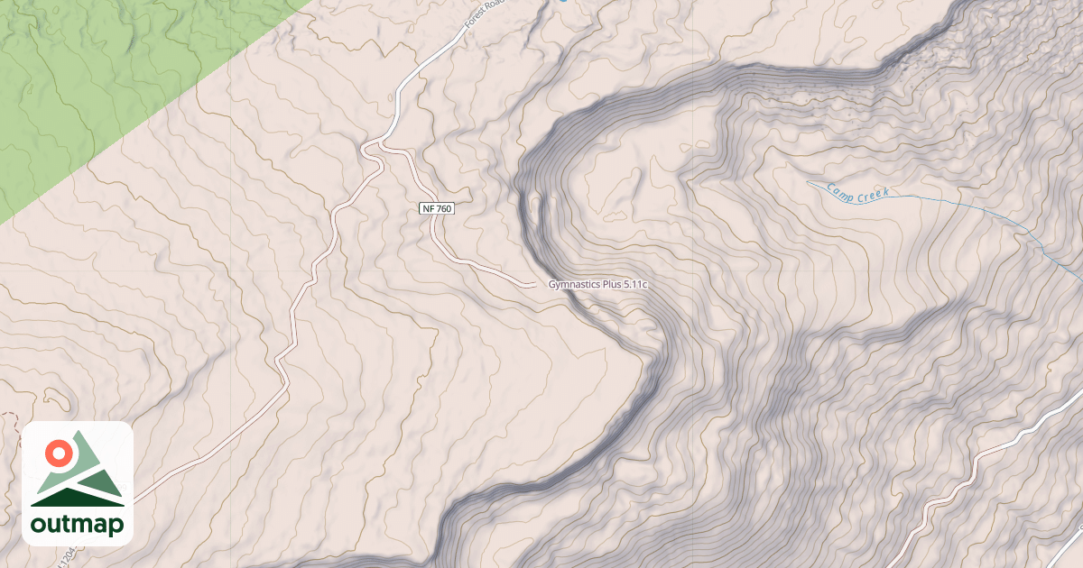 Map of Gymnastics Plus