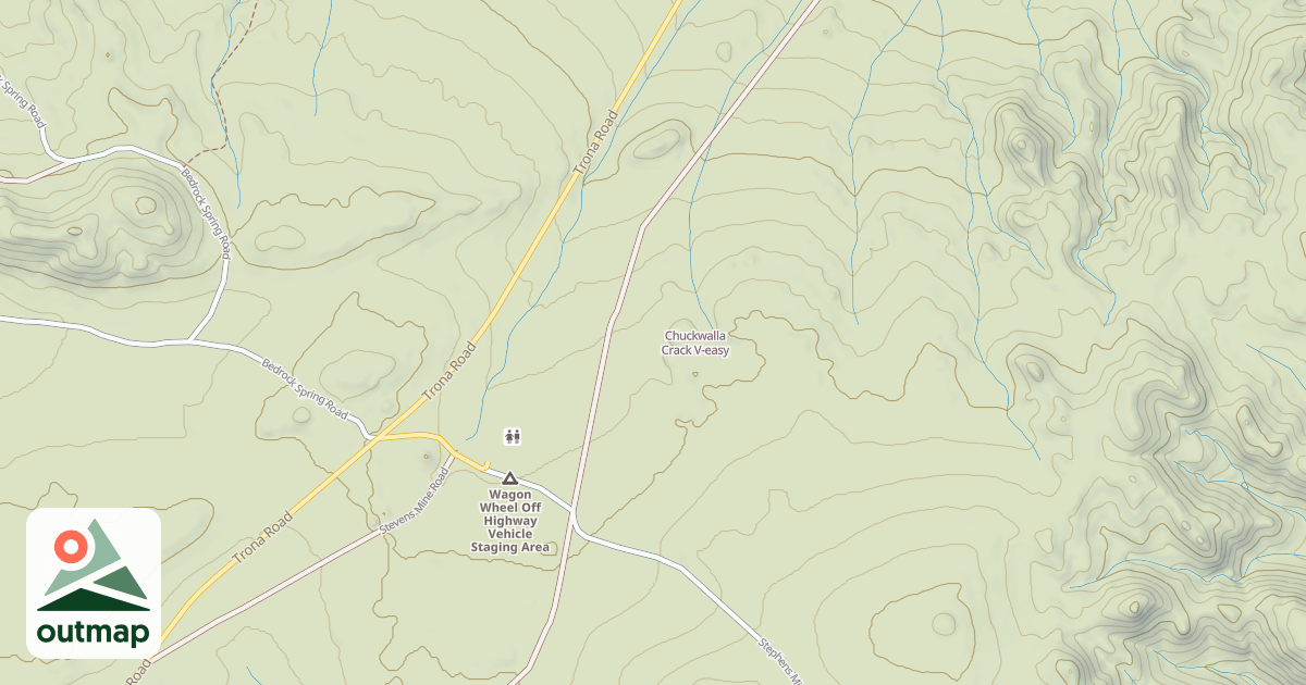 Map of Chuckwalla Crack