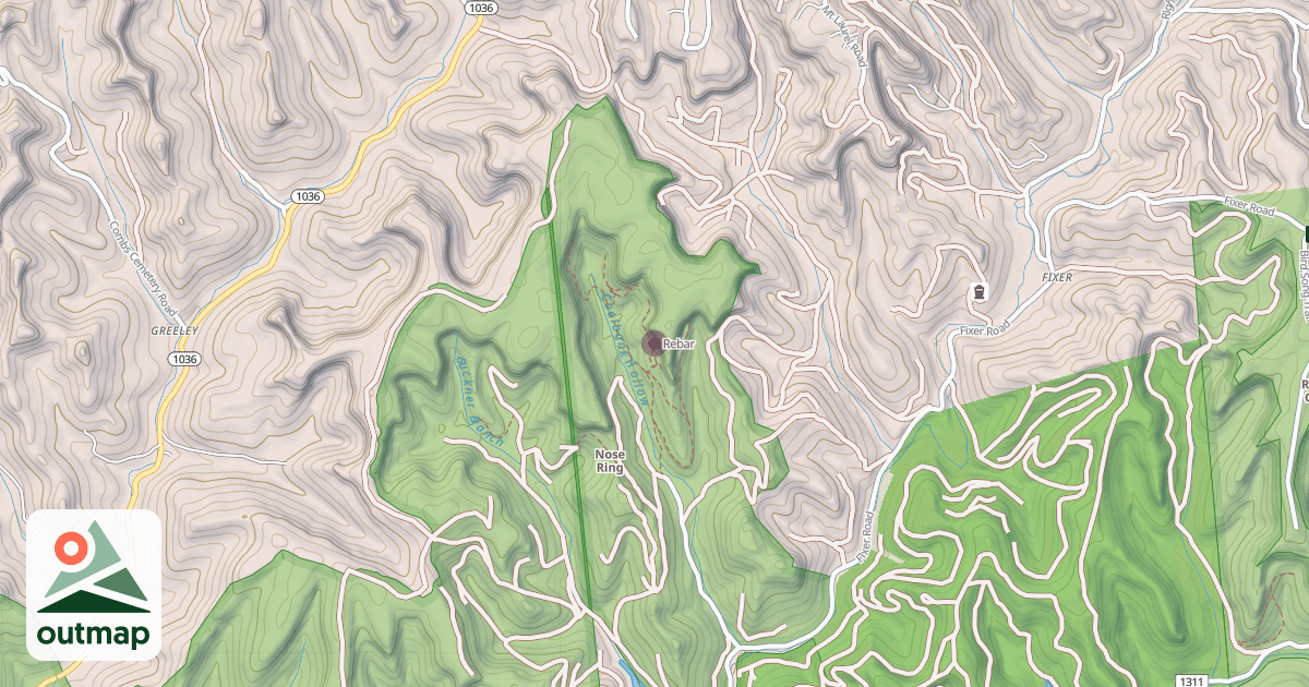 Map of Rebar