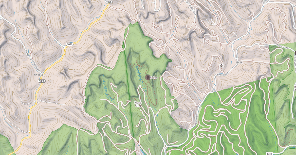 Map preview of Rebar