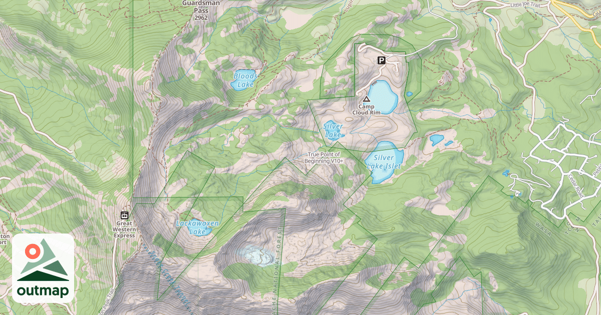 Map of True Point of Beginning
