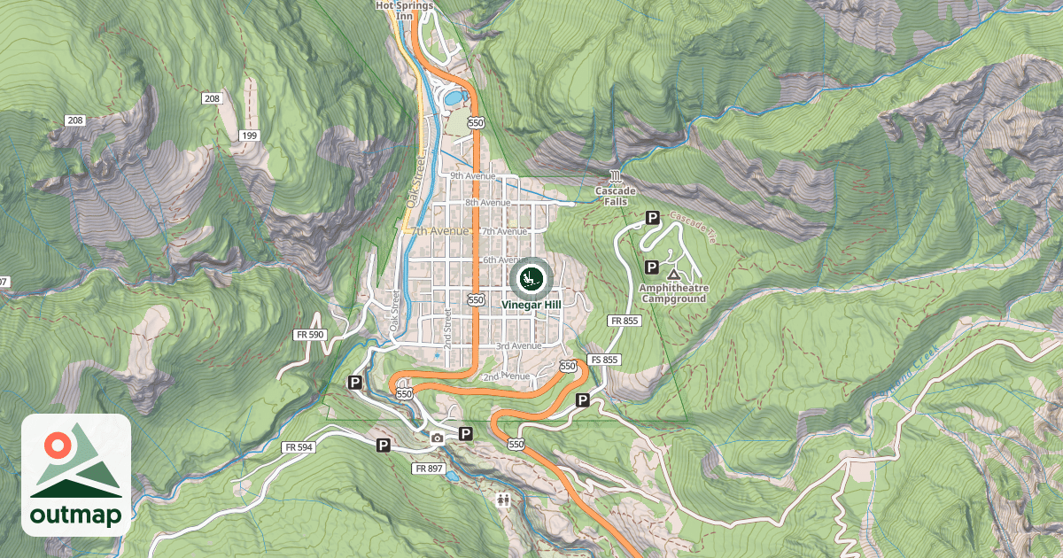 Map of Vinegar Hill