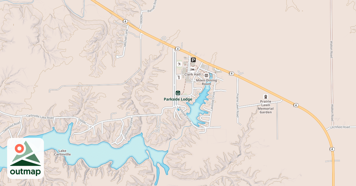 Map of Parkside Lodge