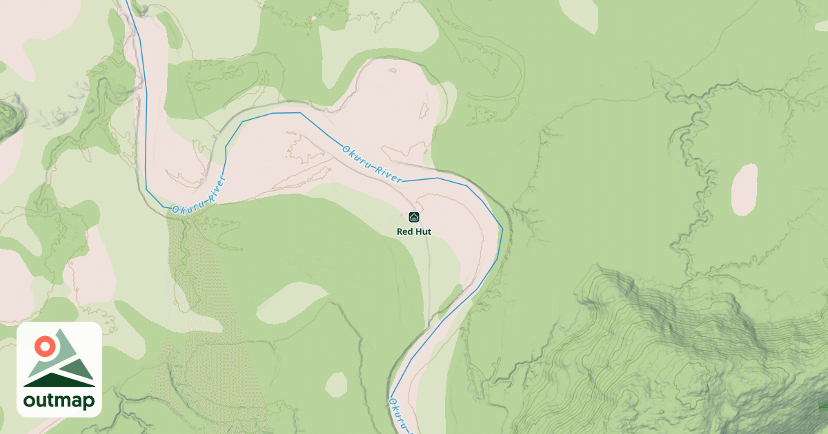 Map of Red Hut