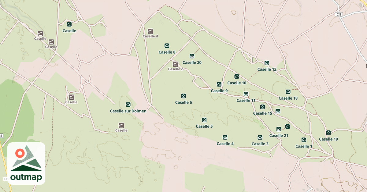 Map of Caselle 6