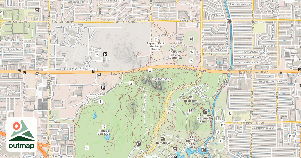 Map of Five for Five