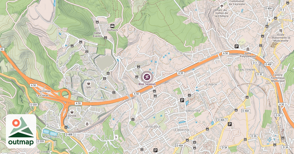 Map of Bloc Session