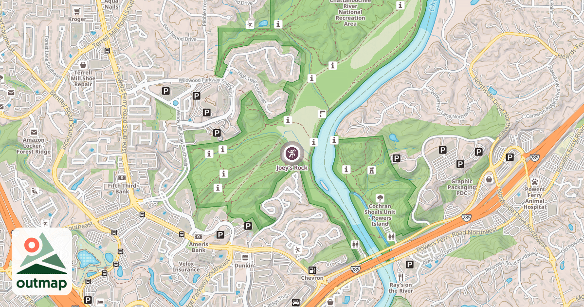 Map of Joey's Rock