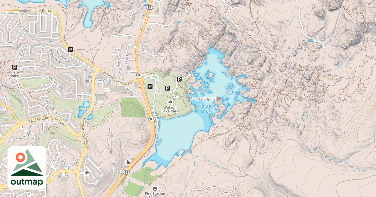 Map of Pump and grind