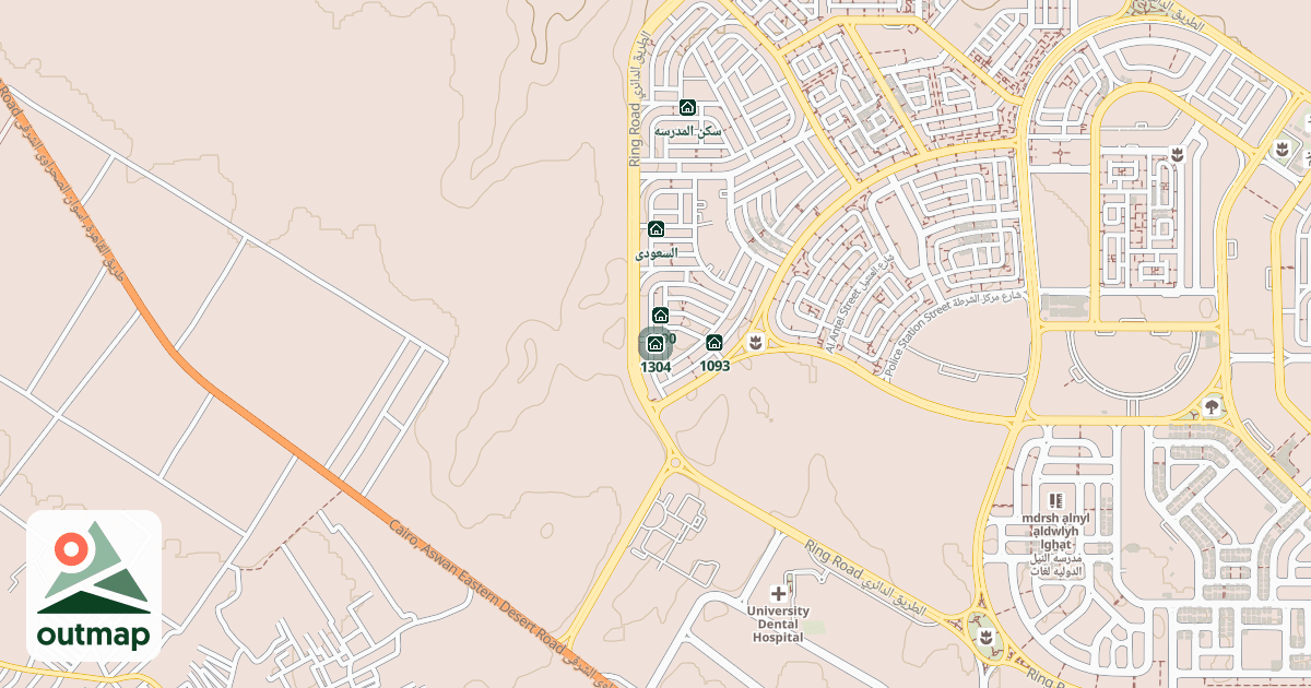 Map of 1304