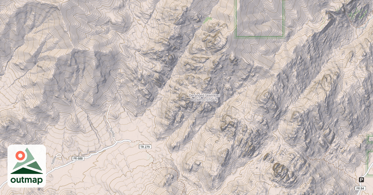 Map of Deranged Skwinkle/ Buckeroo