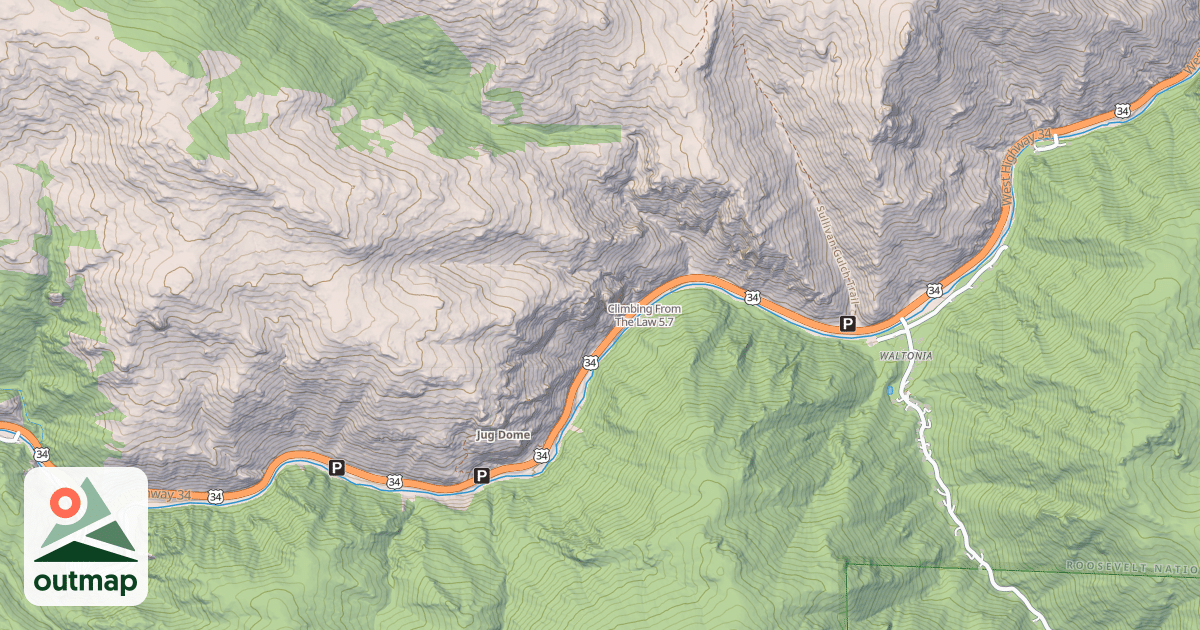 Map of Climbing From The Law