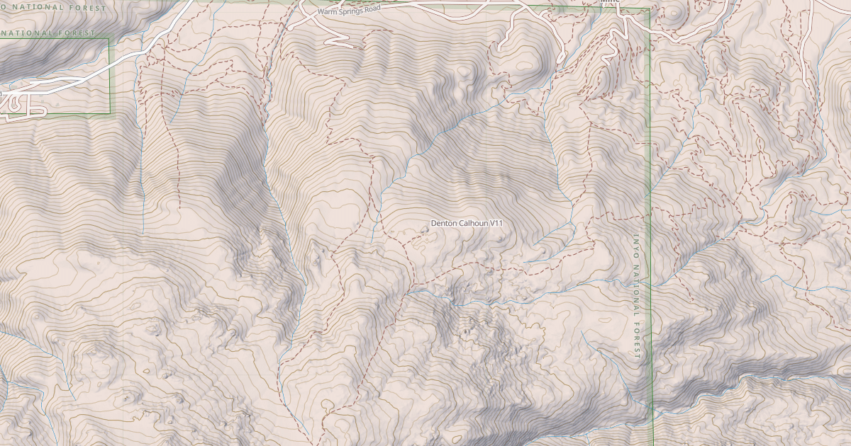 Map preview of Denton Calhoun