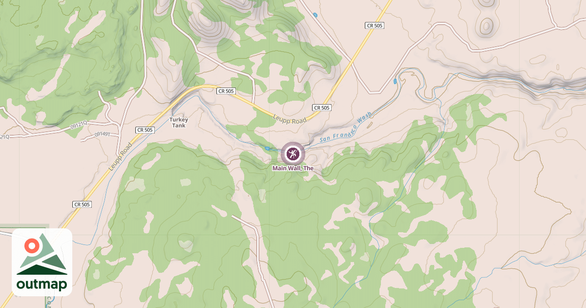 Map of Main Wall, The