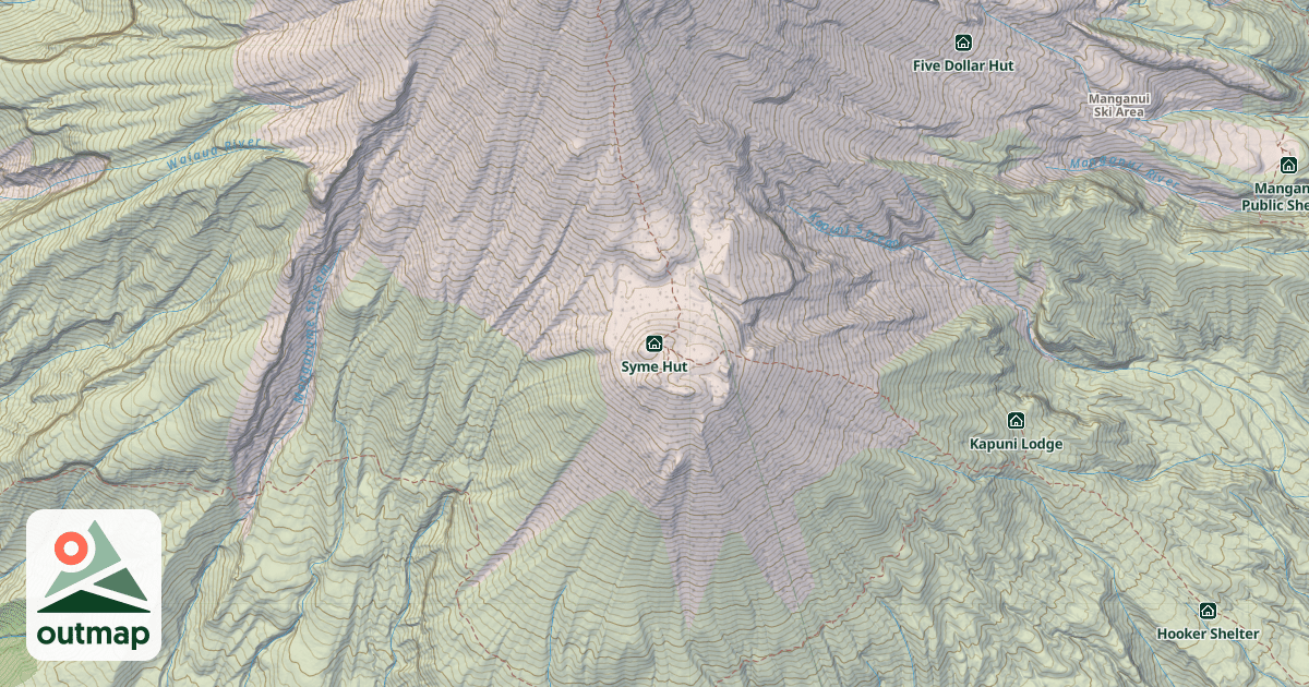 Map of Syme Hut