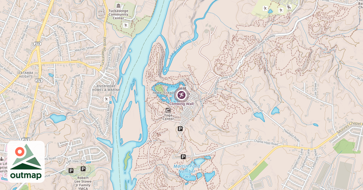 Map of Climbing Wall
