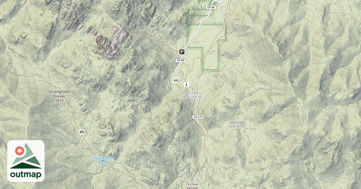 Map of Party Like a Rock Scar