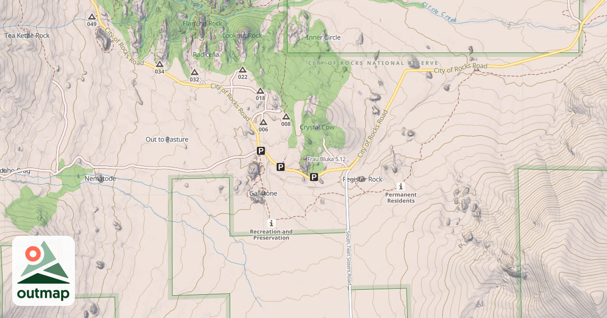 Map of Frau Bluka