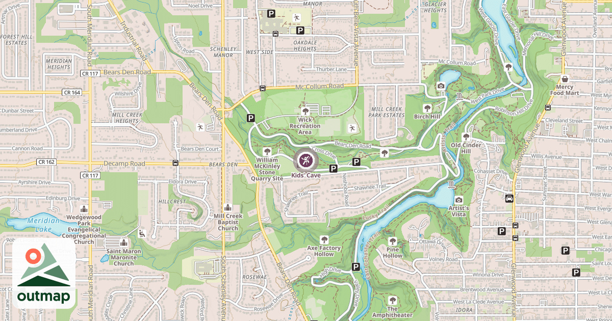 Map of Kids' Cave