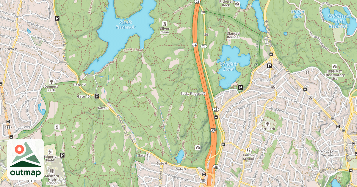 Map of Sticky Fingers