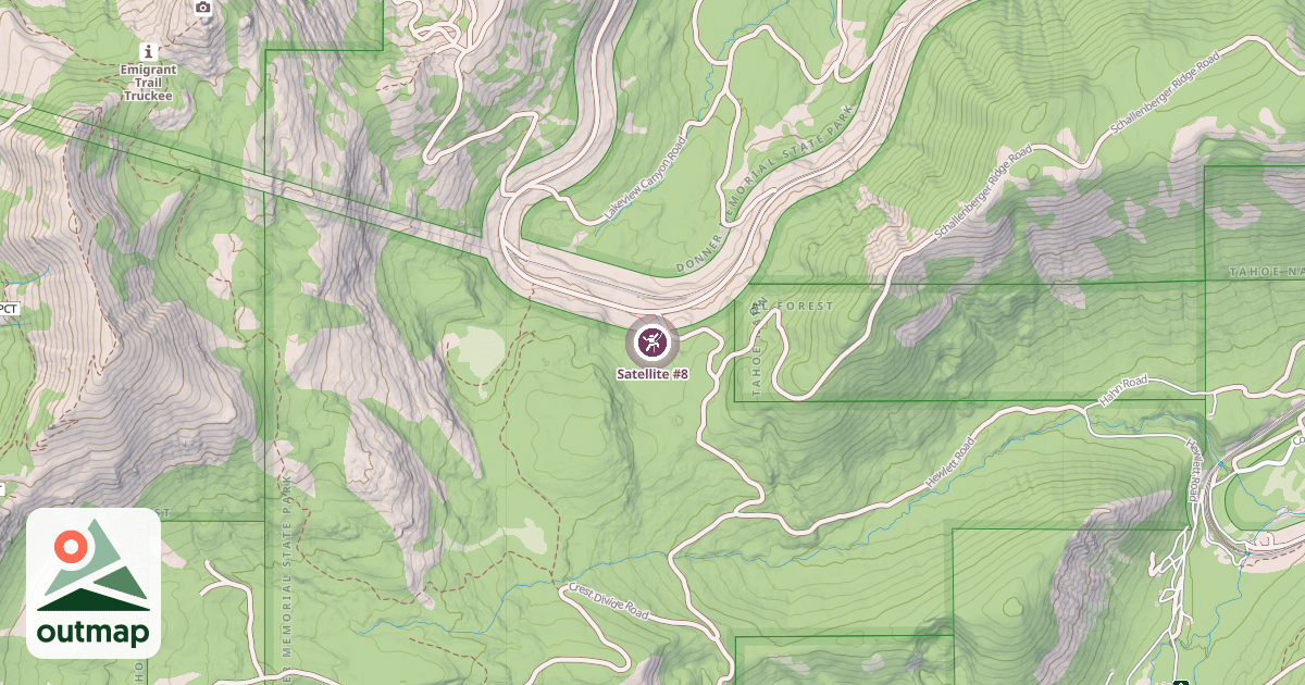 Map of Satellite #8