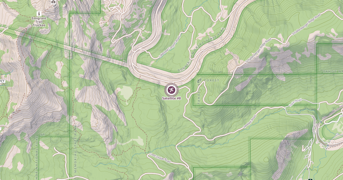 Map preview of Satellite #8