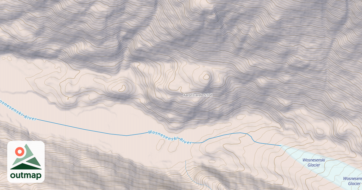 Map of Aaron's arete