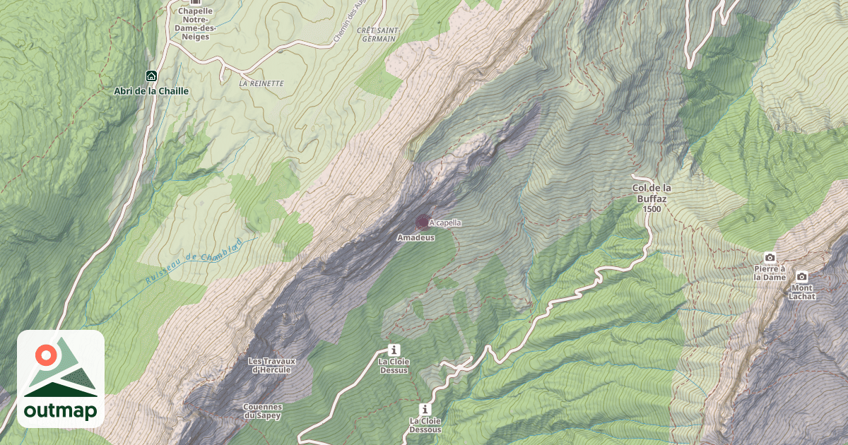 Map of A capella