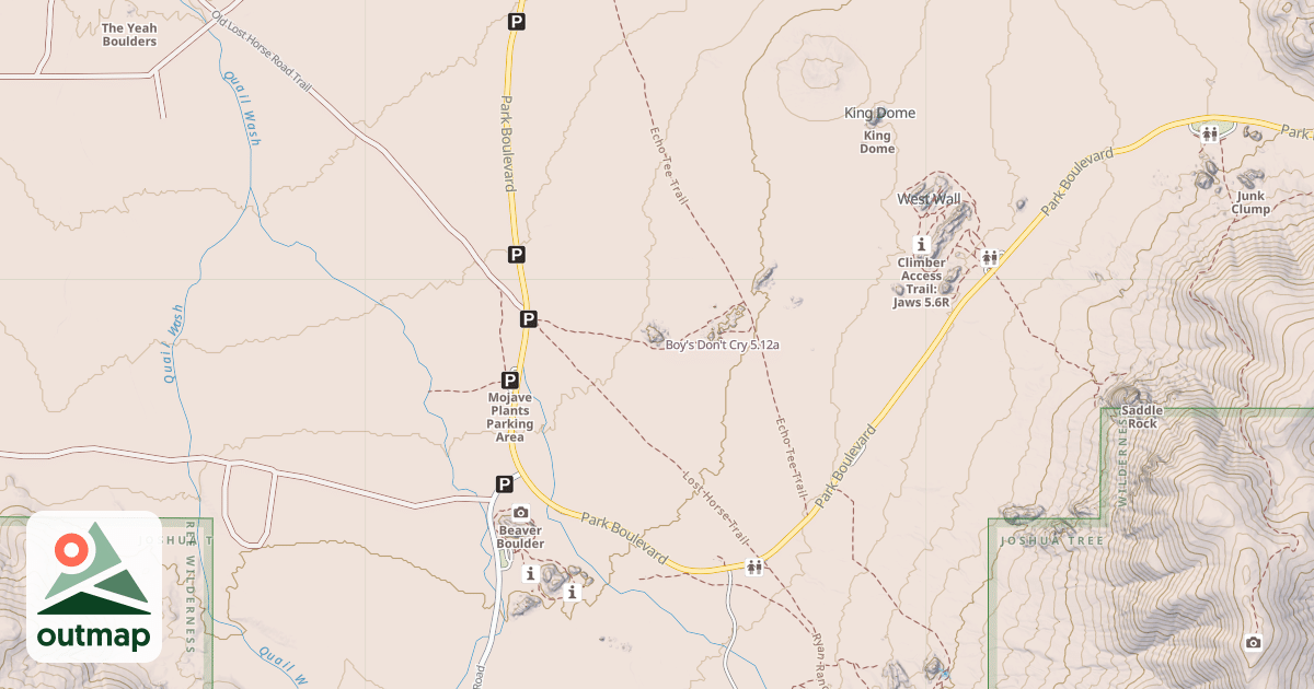 Map of Boy's Don't Cry