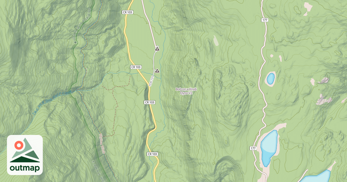 Map of Bob on a Knob Dyno